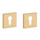 APRILE Q PZ square rose 53 x 53mm, thickness 7mm, gold-tone satin