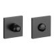 APRILE Q WC turn 4x4/6/8mm, with square rose 53 x 53mm, thickness 7mm, black