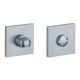 APRILE Q WC turn 4x4/6/8mm, with square rose 53 x 53mm, thickness 7mm, chrome-plated satin