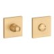 APRILE Q WC turn 4x4/6/8mm, with square rose 53 x 53mm, thickness 7mm, gold-tone satin