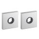 Handle roses QC08.M, stainless steel