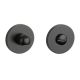 APRILE R WC turn 4x4/6/8mm, with round roses, Ø 53mm, 7mm, black