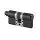 S11-WC modular cylinder with knob connector and coin slot, P30-30mm, black PVD (TB)