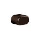 B7 Oval-shaped cylinder knob, chocolate PVD (TCH)