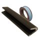 weather seal with adhesive tape QL-3116, brown RAL8019 (roll 300 m)