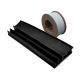 ASF4000 window and door seal, 12mm, black (roll 200 m)