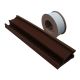 Weather seal 5473, 10mm AC, brown rustic (roll 240 m)