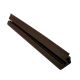 Window seal 6020, 2.5mm, AC, brown rustic