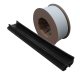 Weather seal for PVC windows REHAU 1330101, EPDM, black - roll 500 m