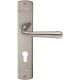 SCARLET-LS handle/backplate set PZ, stainless steel colour