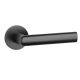 SILENA handle/rose set BAC, round roses, 7mm, black