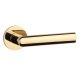 SILENA handle/rose set BAC, round roses, 7mm, gold-tone PVD polished
