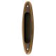 Sliding door handle, bronzed brass matt