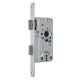 Mortise lock Si 10 BB 55/72, titanium laquered, RH
