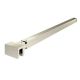 SQUARE stabilisation rod wall/glass 90°, 415 mm, stainless steel tone