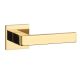 AT SULLA handle/rose set BAC, square rose, gold-tone polished