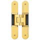 TECTUS TE 340 3D concealed hinge, brass coloured