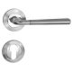 TESS handle/rose 102 set.PZ, satin chrome+ polished chrome