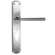 TESS handle set with backplates PZ/72mm, matt chrome / polished chrome