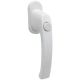 Locking window handle GLOBE with button, 35/10, white