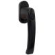 Locking window handle GLOBE with button, 35/10, brown