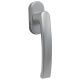 Window handle TITAN GLOBE 35/10 SEC, F1 silver