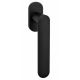 Window handle ZAVI D.K. Tilt&Turn, rose thickness 6mm, spindle 7x42, black | RANKENOSPLIUS.lt