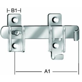 Langinių apsauginis skląstis, 120x27x3, cinkuotas