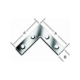 Plokščias kampas baldams 00186