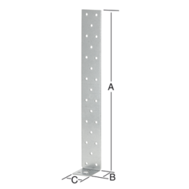 Concrete tie angle 71091
