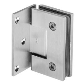 Hinge for glass doors with stop IN.05.331