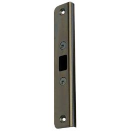 Adjustable strike plate for inactive leaf latch KFV 2315-530 G