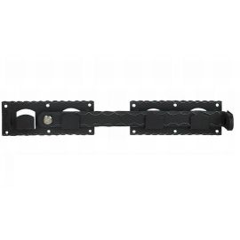 5753 Double gate latch, black