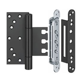 Door hinge set with mounting bracket and cover plate VX 7729/160-4 HA MSTS