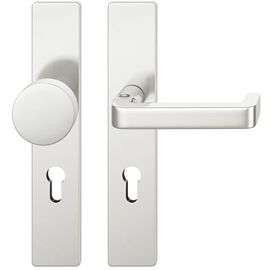 FSB 79 1134 Rokturpogas garnitūra ar kantainām garajām uzlikām ugunsdrošām evakuācijas durvīm, alumīnijs anodēts dabīga alumīnija tonī F1