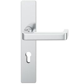 FSB 79 1134 Rokturu garnitūra ar kantainām uzlikām ugunsdrošām evakuācijas durvīm, nerūsējošais tērauds matēti slīpēts