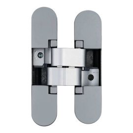 Slēptās eņģes iekšdurvīm ANSELMI AN 161 3D FVZ 12/38 ar padziļinātu kārbas iebūves dziļumu, matēti hromēta