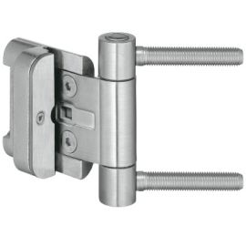 Adjustable hinges for exterior doors with acoustic seal BAKA 2D 20 FD RZ 57