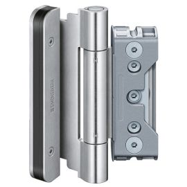 Set of adjustable hinges for rebated entrance doors with acoustic seal BAKA Protect 4010 3D FD