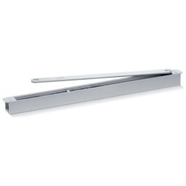 BOXER E guide rail with integrated 24V hold-open device, silver
