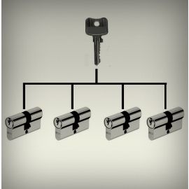 Aptarnavimas – profilio cilindro pritaikymas vienodai užrakinimo sistemai