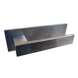 Rokturis DIANA ar horizontālo uzliku, nerūsējošā tērauda tonis satinēts PVD (IS). OLIVARI.