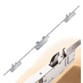 Daugiataškė spyna avariniams išėjimams ir evakuacinėms durims KFV 960 EE/EP/PE