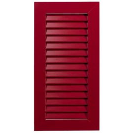 FLA2B sliding panel with aluminium frame and fixed aluminium blades