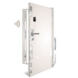 Multi-point lock with electromechanical drive KFV GENIUS 2.2