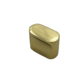 Cylinder knob, polished brass