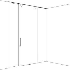 HAWA JUNIOR 120 GP stumdomų stiklo durų sistema