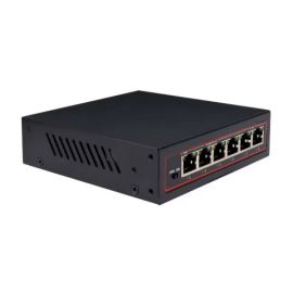 PoE jungiklis 4FE(PoE)+2FE(Uplink) 60W