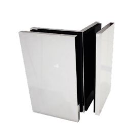 Shower angle connector LEA - glass/glass 90°