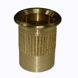 Bushing for flush bolts, inner Ø10.5 mm, outer Ø13 mm, brass